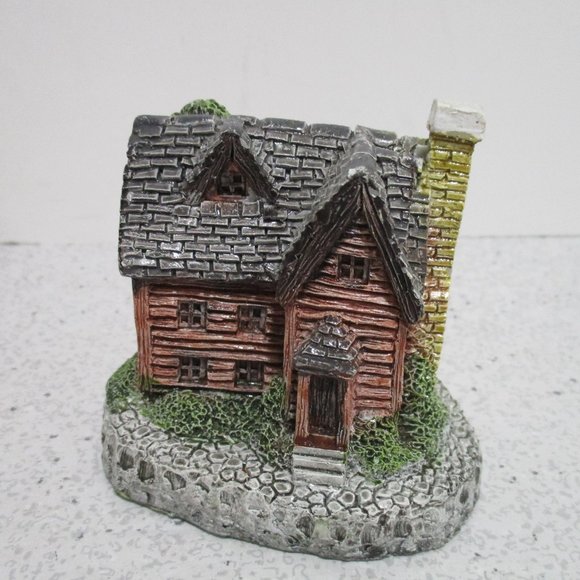 *Charming! Cricket Cottage Miniature - Museum Collection 1987 - Gray and Rust - Picture 1 of 5